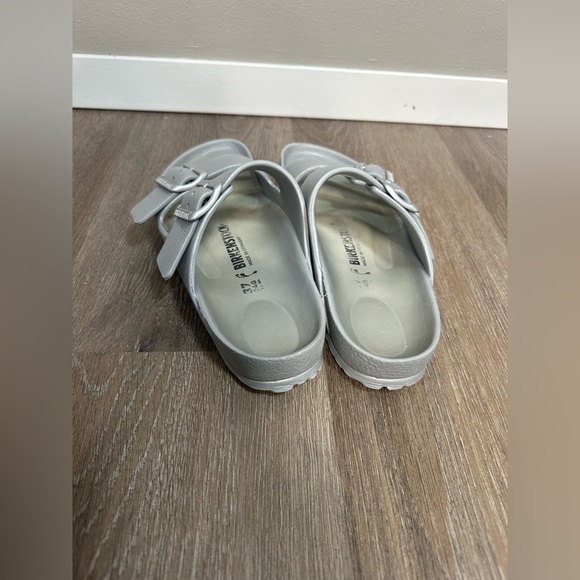 Birkenstock Arizona Essentials Metallic Silver Size 37 - Picture 7 of 13